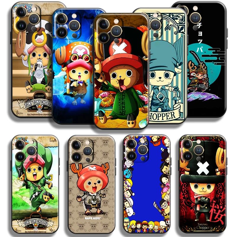 

Anime Tony Tony Chopper ONE PIECE For Apple iPhone 13 12 11 Pro Max Mini X XR XS Max SE 5 5s 6 6S 7 8 Plus Phone Case Coque