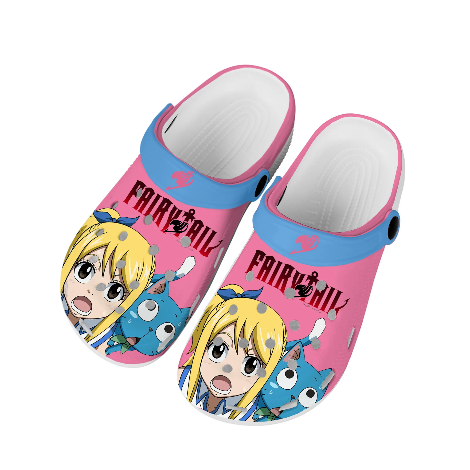 

Cartoon Lucy Heartfilia Anime Fairy Tail Home Clogs Custom Water Shoes Mens Womens Teenager Shoe Garden Clog Beach Hole Slippers