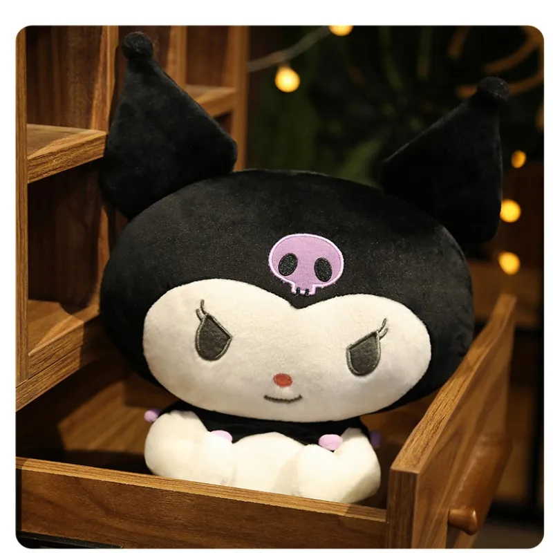 

Новая кукла Kuromi Sanrio из японского мультфильма периферия плюшевая Мягкая кукла креативная Подушка Детская сопровождающая Спящая игрушка свадебный подарок