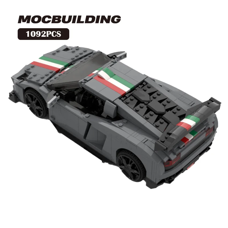

City Ferrari Super Racing Sports Car 1092 PCS MOC Building Blocks Technology Speed City Vehicle Bricks Toys Children Gift