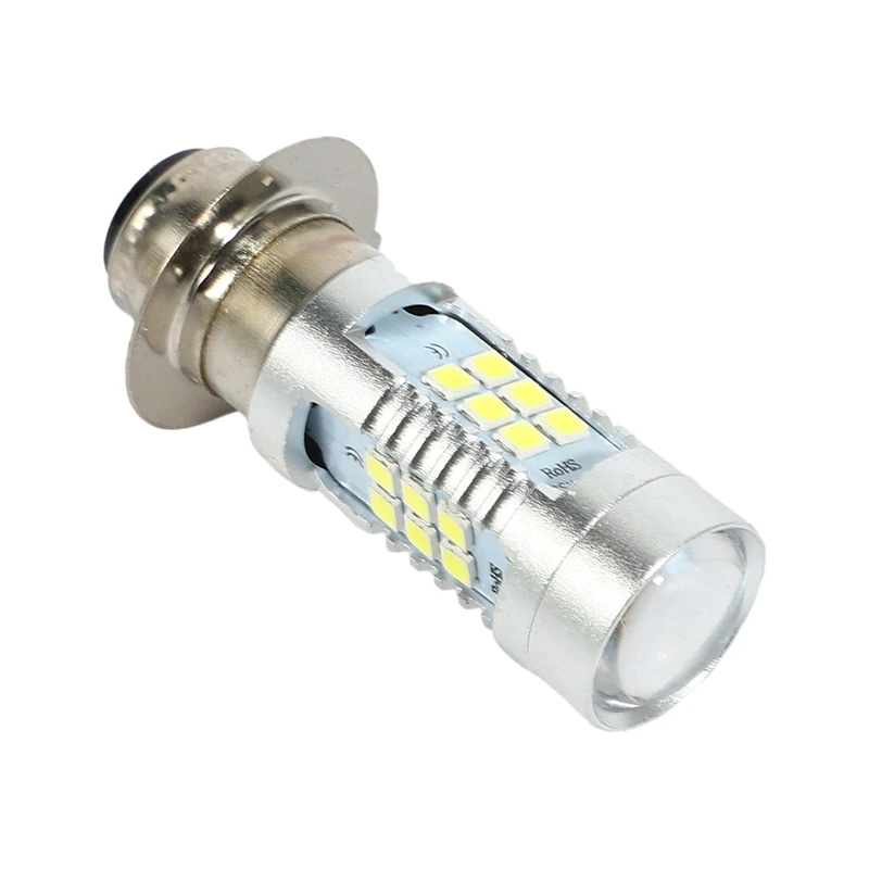 2 шт. передняя Светодиодная лампа для мотоцикла 3030 21SMD 1200 лм 21 Вт H6 | Автомобили и