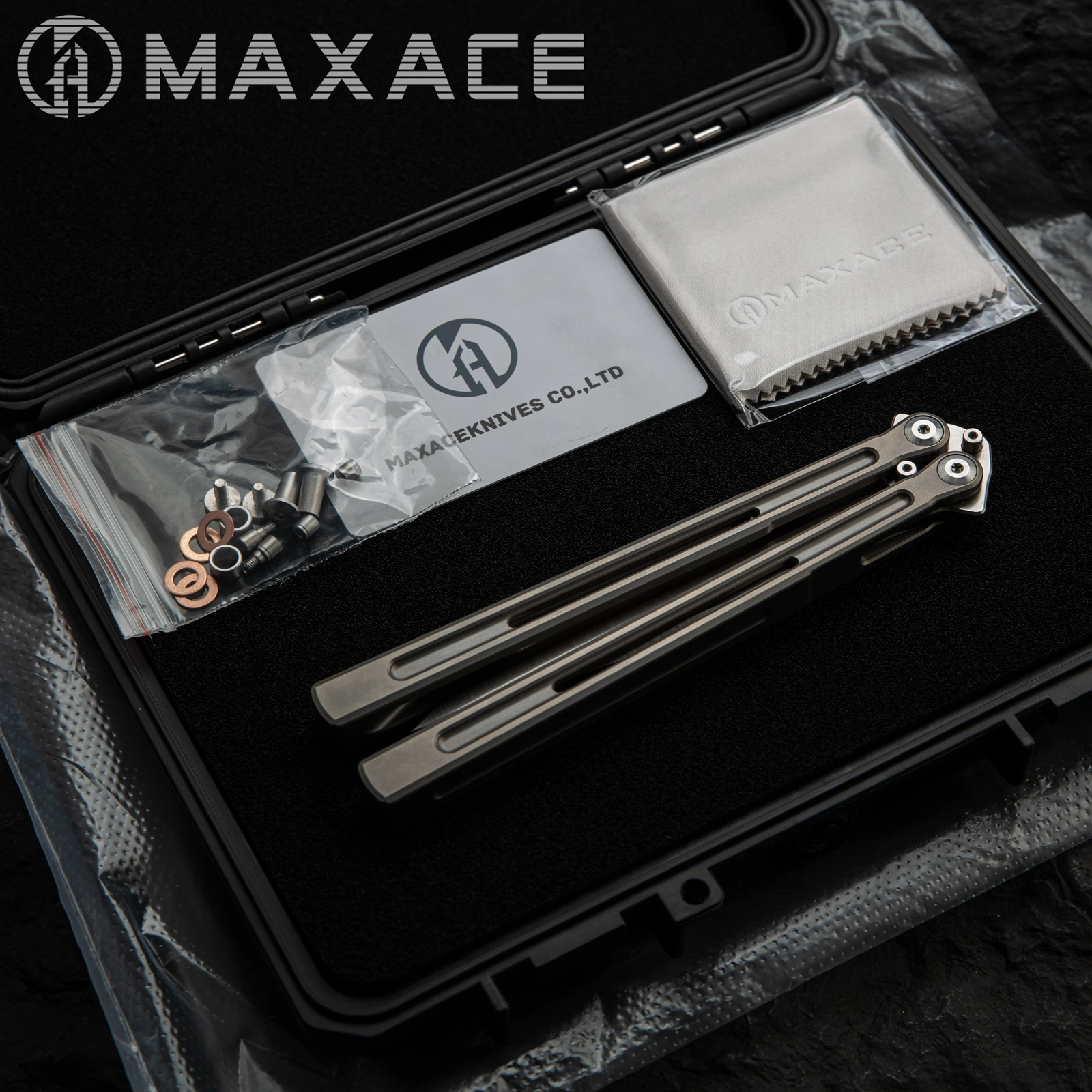 Maxace PETREL Butterfly нож для тренера расческа TC ручка M390 система втулок лезвия инструменты для повседневного использования плавные откидные подарки складные ножи