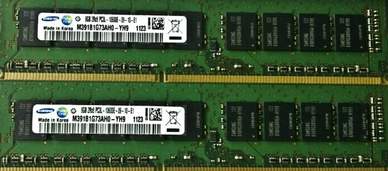 

RAM 8G 2RX8 PC3L-10600E DDR3 8GB 1333 Pure ECC UDIMM Server Memory 1PCS