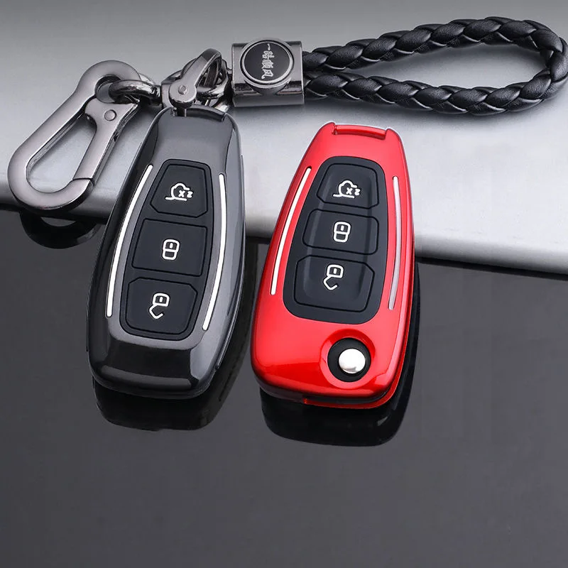 Чехол для автомобильного ключа из АБС-пластика Ford Focus 2 MK2 Fiesta Mondeo Falcon 140 Ecosport Galaxy