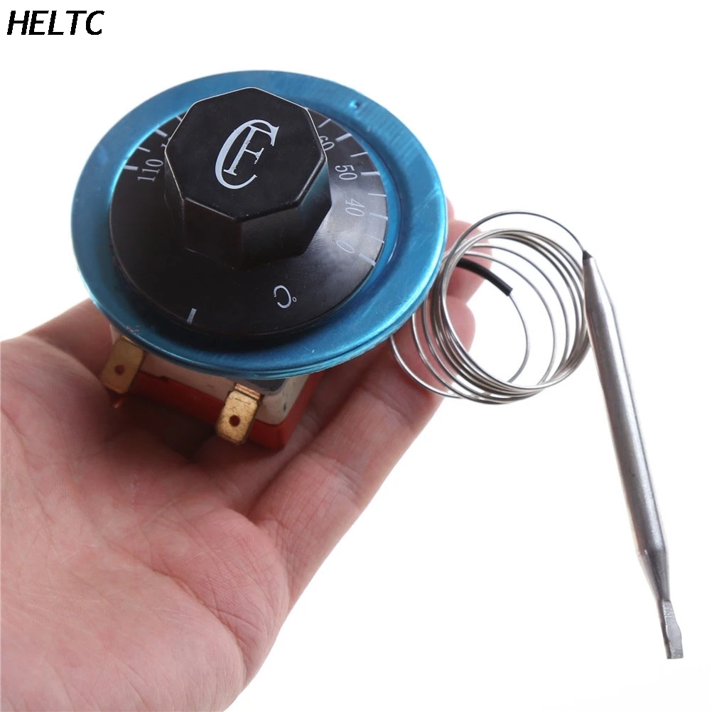 

1pc Thermostat Dial Centigrade Ceramic Base Thermostat Water Heater Oven Temperature Switch 220V AC 16A 30-110/60-200/ 50-300
