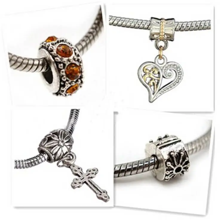 Змеиная цепочка из нержавеющей стали 316L с застежкой-карабином подходит для