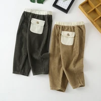 rinilucia baby boy loose pants new fashion korean style casual solid color jeans spring autumn childrens loose pants 2022