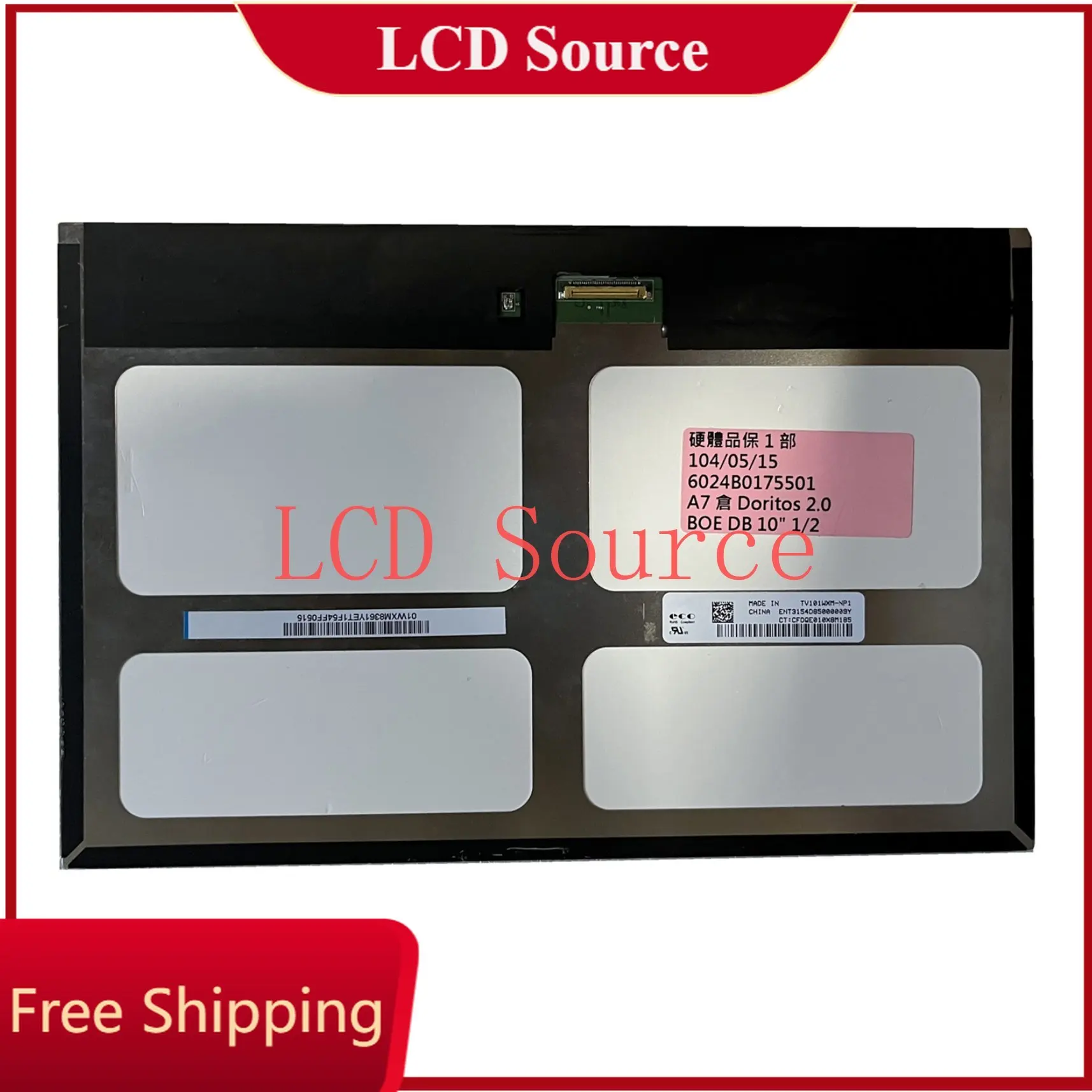 

TV101WXM-NP1 Laptop Computer LCD Screen 10.1Inch 1280×800 30pins