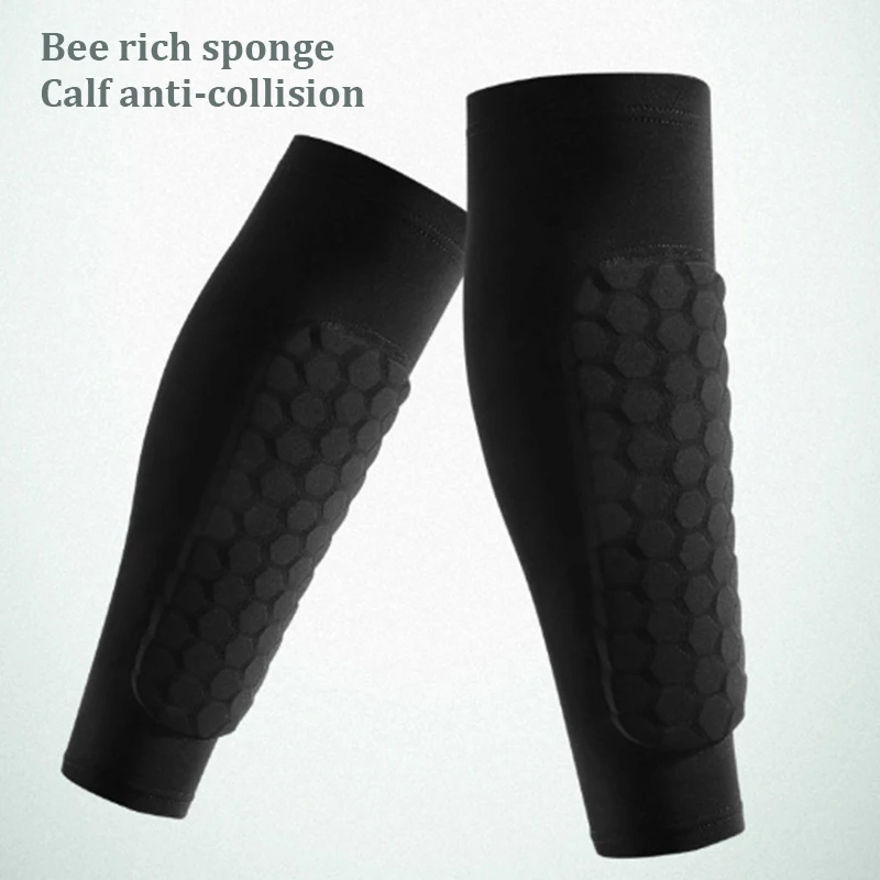

1 Pc Soccer Shin Guards Outdoor Sport Honeycomb Anti-Collision Pads Protection Leg Guard Socks Protector Sports Safety Gear