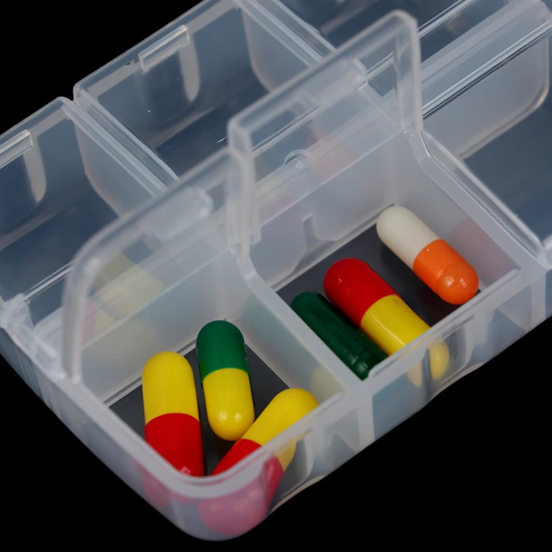 Пустой органайзер для таблеток 6 ячеек | Красота и здоровье