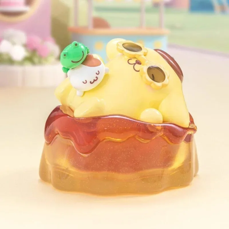Фото TOPTOY Оригинальная коллекционная фигурка Sanrio Pompompurin из серии «Парк развлечений» в слепой коробке, милая настольная декорация, подарок на день рождения и игрушка №5