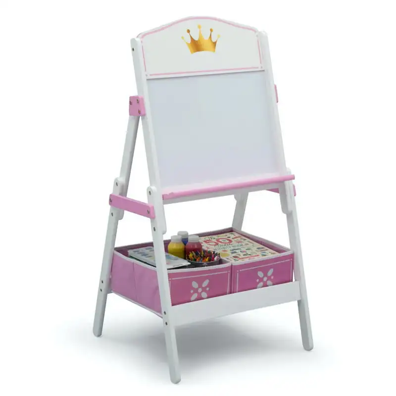 

Crown Wooden Activity Easel with Storage , Greenguard