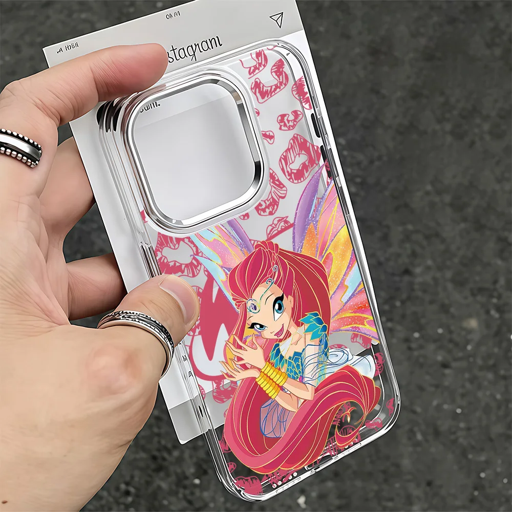 Фото ГОРЯЧАЯ НОВИНКА: Чехол для телефона W-Winx Club для Samsung Galaxy S26 S25 S24 S23 S22 S21 S20 Note20 FE Ultra Edge Plus 4G 5G, прозрачный №3