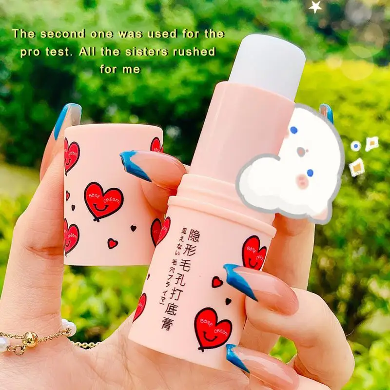 

HIH Invisible Pore Primer Lasting Oil Control Moisturizing Concealer Even Skin Tone Makeup Primer Gel Primer Stick Maquillage