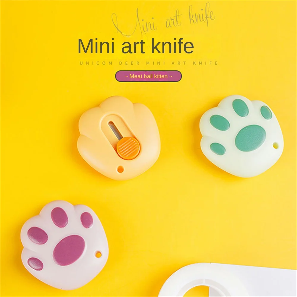 

Небольшой Экспресс-нож для распаковки, изысканный дизайн, резак для бумаги, практичный Выдвижной мини-нож ручной работы
