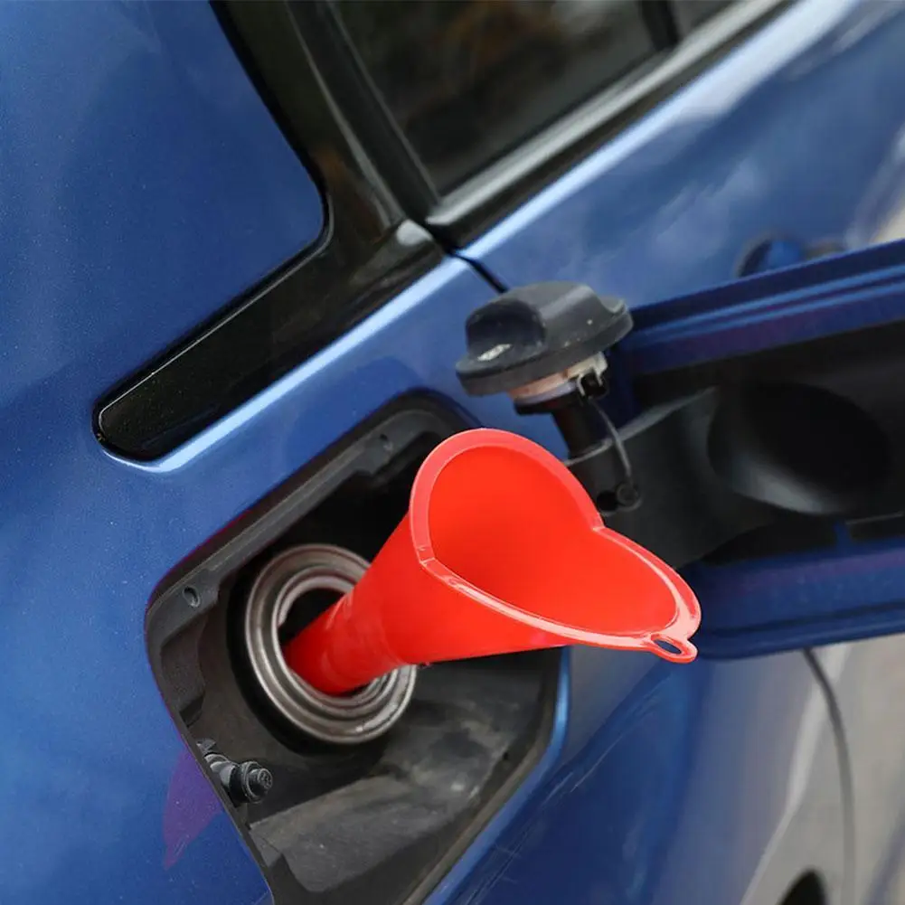

Car Long Stem Funnel Gasoline Oil Fuel Filling Tools Anti-splash Plastic Funnel For Motorcycle Car Truck Refueling Tools Ac X9j6