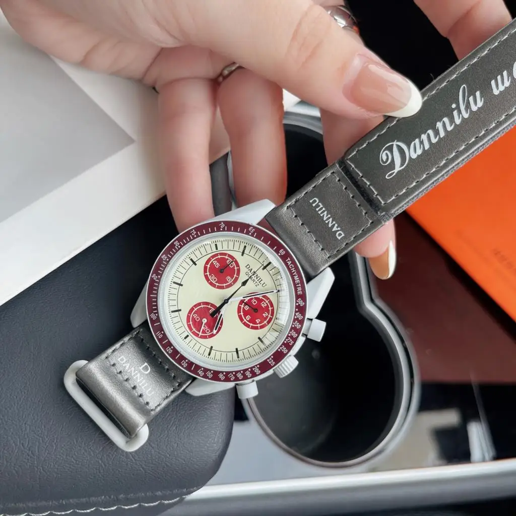 

Moon High Quality Waterproof Moon Summer Women Watch Men and Women swatch Luxury Fashion Creative Neptune Earth Mission no box
