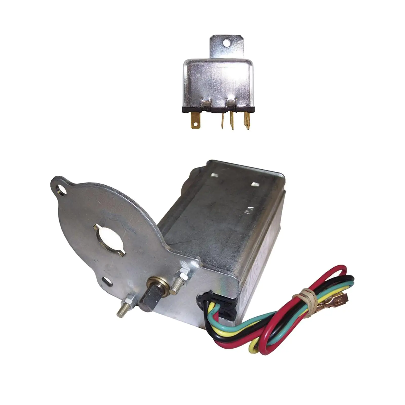 

Electric Motor and Relay Durable Replaces Car Accessories Spare Parts Metal Premium 22049793 for Chevrolet Impala 1971-1975