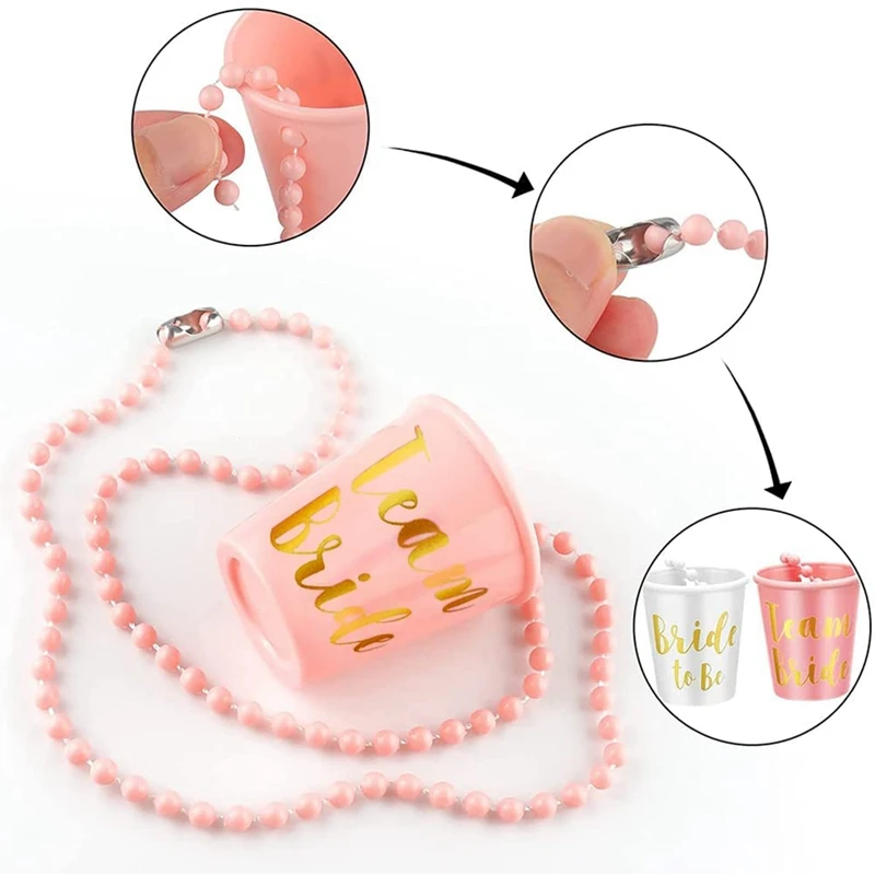 Аксессуары для очков с цепочкой подвесные чашки Jga 14 шт. в упаковке невесты и