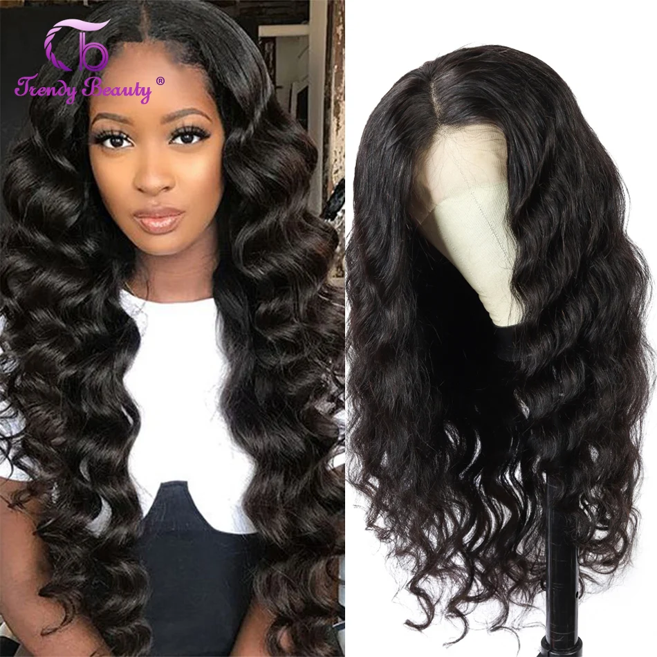 Loose Wave Wigs 13x6 Lace Front Human Hair Wigs Brazilian Remy Human Hair Wigs Pre-Plucked Lace Frontal Wig 5x5 Lace Closure Wig