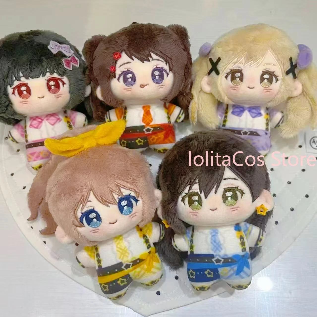 Фото BanG Dream! Плюшевая кукла Ichigaya Arisa Hanazono Tae Poppin'Party Kawaii, аниме-игрушка, брелок, подвеска для сумки, подарок №2