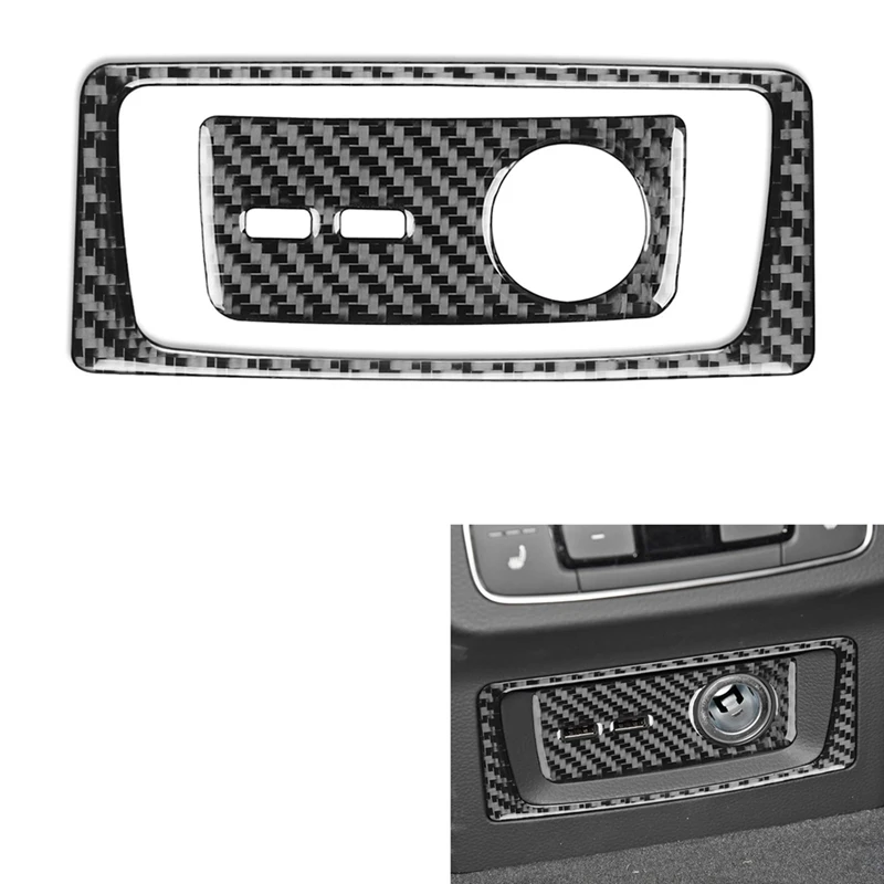 Покрытие панели прикуривателя Q5L FY SQ5 2018-2024 LHD из углеродного волокна