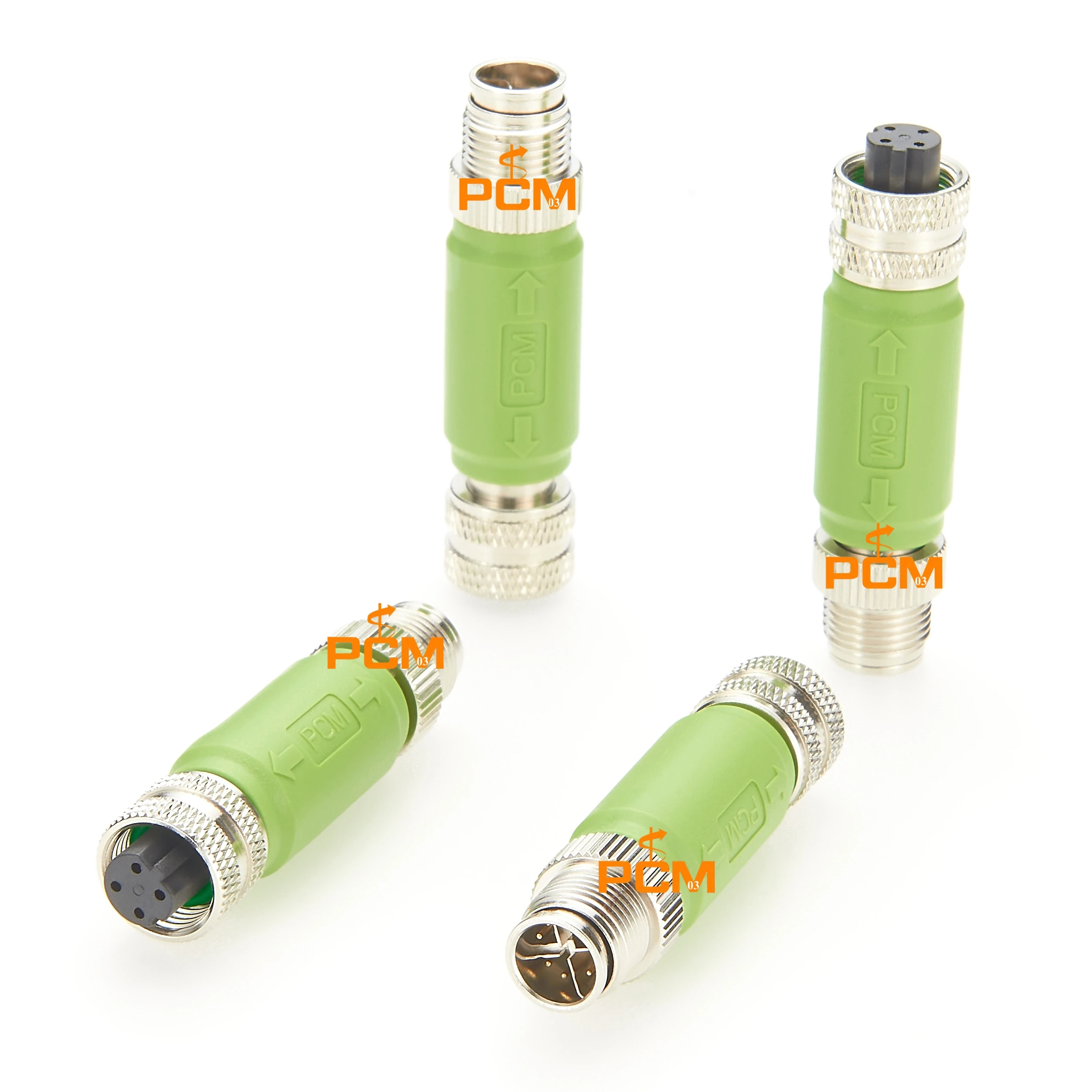 Фото Промышленный Ethernet-адаптер M12 X-кода «папа» на M12 D-код «мама», IP67, Cat5e PoE для камеры с датчиком Siemens 6GK1901-0DE20-6AA0 №4