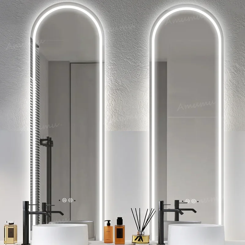 Светодиодное зеркало для душа умное всего тела большой стол настенное бритья