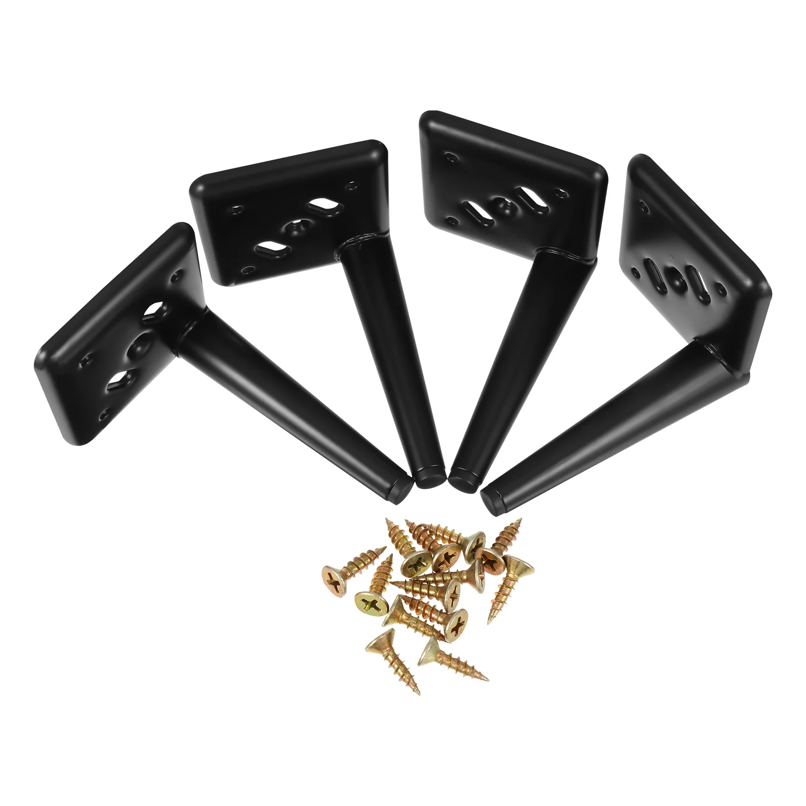 

4pcs Home Metal Iron Sofa Leg Cabinet Leg Bed Leg Furniture Support Feet