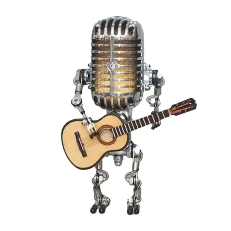 

Специальная настосветильник лампа-робот с микрофоном