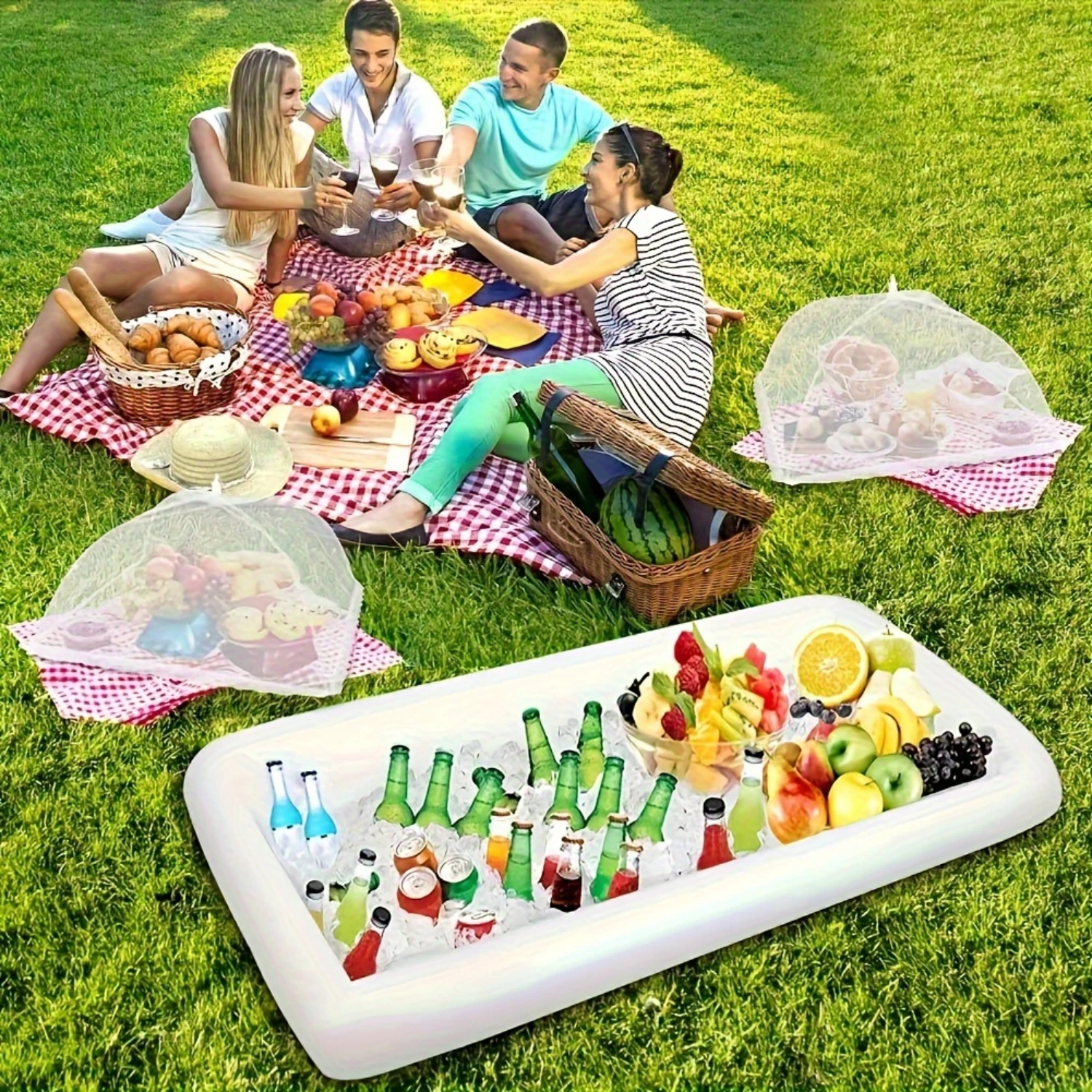 Универсальная надувная сервировка — идеально подходит для вечеринок Bbqs