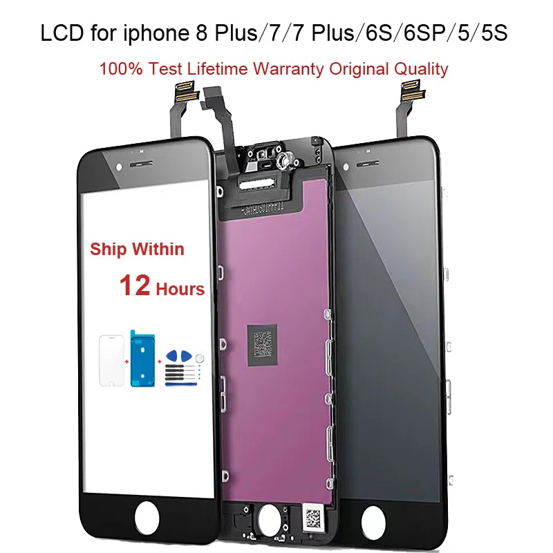 Оригинальный OEM ЖК-экран для iPhone 7 8 6S Plus дисплей AAA +++ Идеальный 3D сенсорный экран