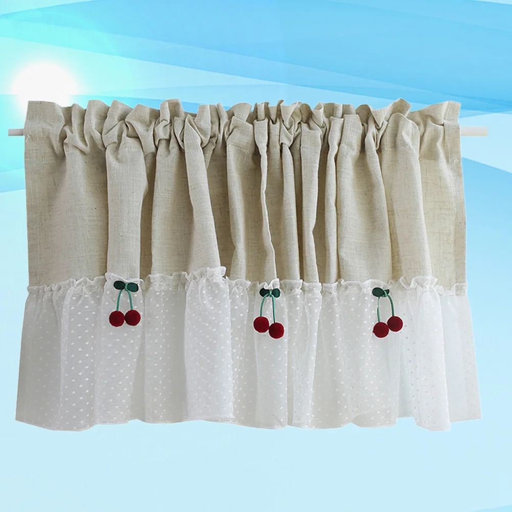 

Transparent Curtains Farmhouse Home Decoration Household Short Curtain Lace Half Curtain Lace Curtain Panels