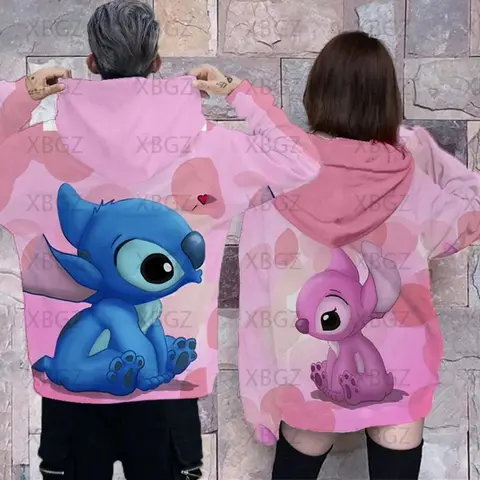 Couple Outfit Sweatshirt Woman Children's Hoodie Men's Minnie Mouse Hoodies Print Top Disney Women Clothing Fashion Sweatshirts