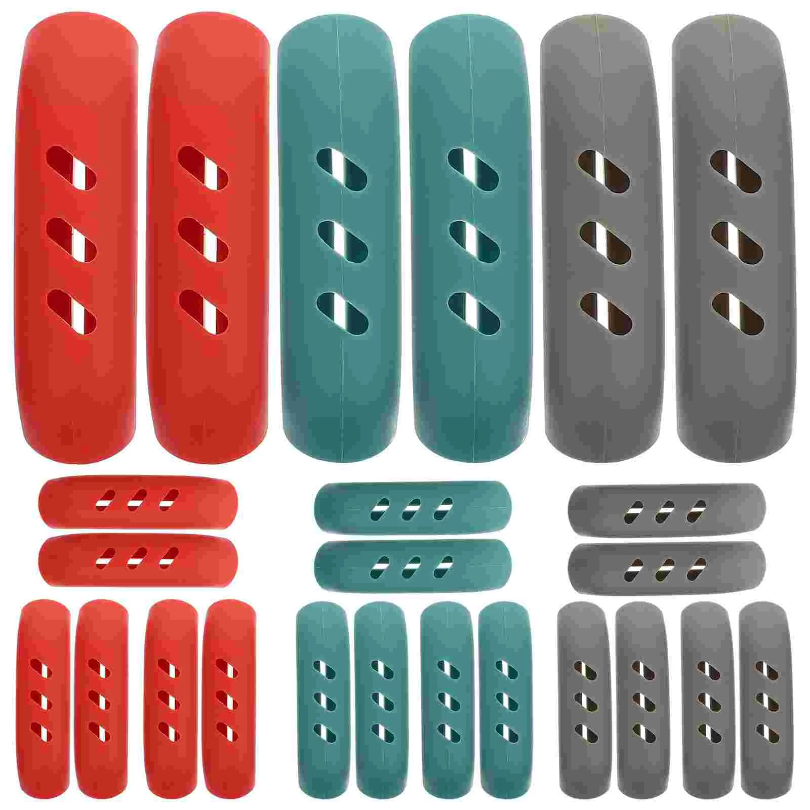 

Handle Pot Holder Sleeve Grip Skillet Cover Silicone Rubber Finger Cooking Mini Gloves Oven Assist Hot Covers Protector