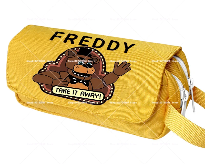Фото Пенал FNAF Five Nights At Freddy's с принтом из мультфильмов и аниме, для мальчиков, портативный, для школьных принадлежностей, подарок для ребенка №5