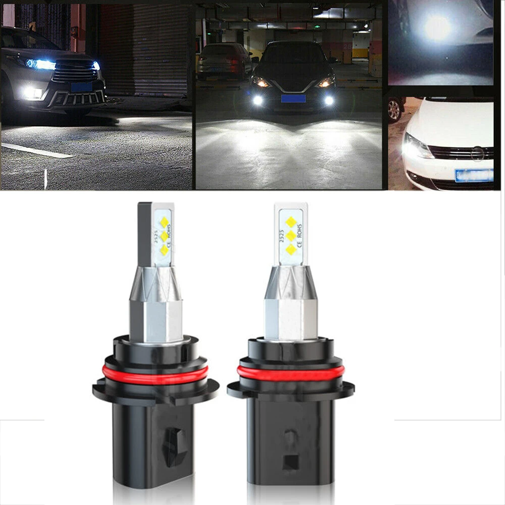 

2PCS LED Lamps For Cars Headlight Bulbs HB5 Fog Light 6000K 150W Fog Light High Low Beam Headlight White Auto Lamps