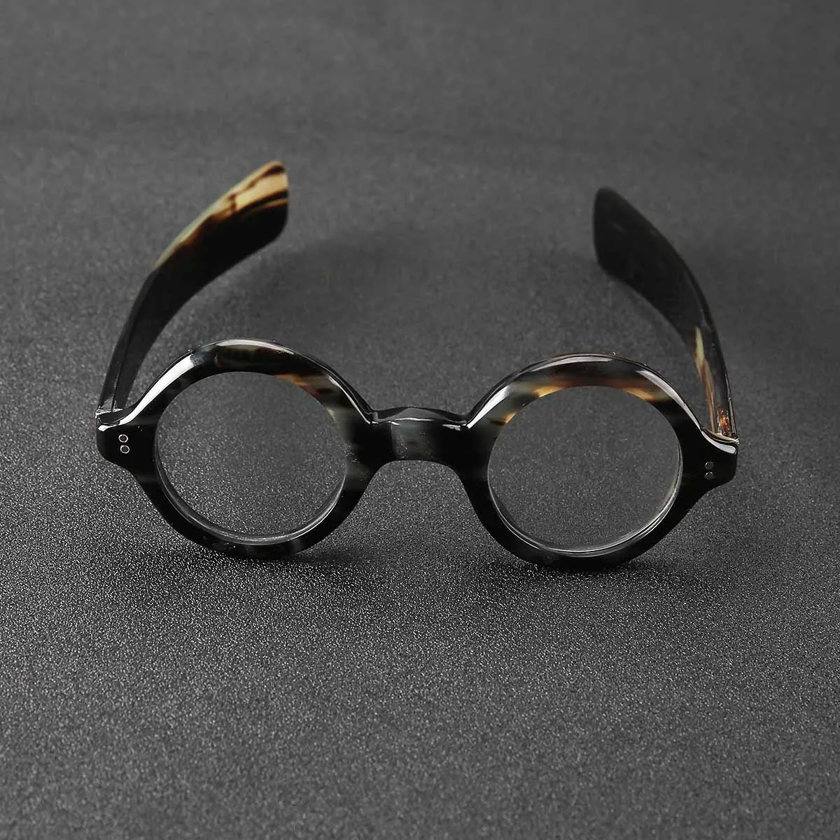 Модель с заклепками в японском стиле солнцезащитные очки ручной работы широкими