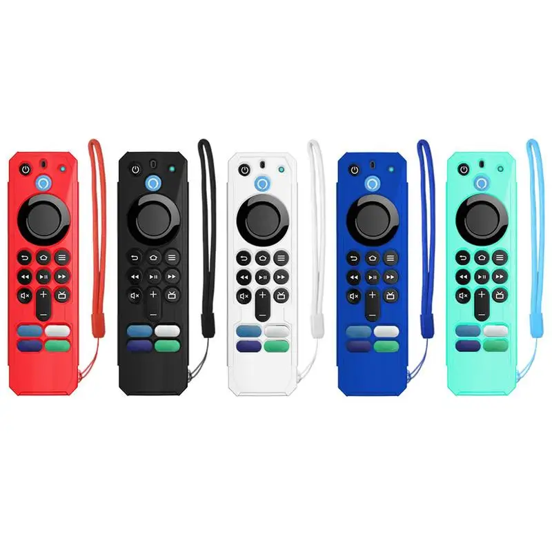 

Remote Control Case Replacement Anti-slip TPU Protective Cover with Lanyard Dustproof Case Shell for TV Stick 4K 3rd Gen