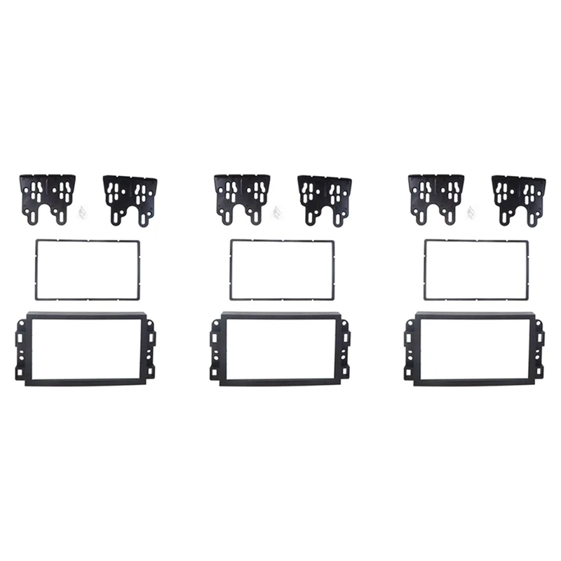 

3 Set 18 Free 2Din Car DVD Frame, Audio Fitting Adaptor, For Chevrolet Captiva/Lova/Sentra Double Din Radio
