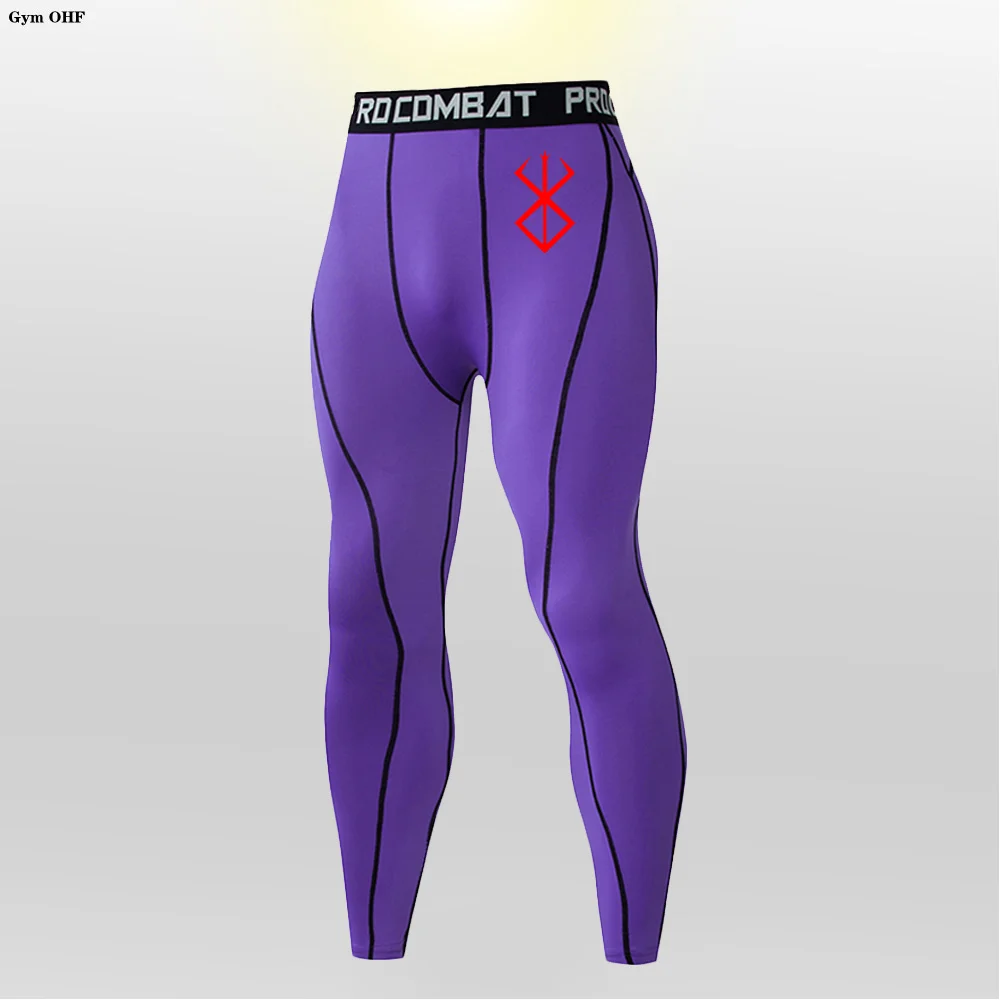 Мужские компрессионные облегающие брюки Rashguard, спортивные Леггинсы для фитнеса и бега, мужские спортивные быстросохнущие брюки для тренажерного зала с аниме кишками (art.: 3920c6ded1cf2) - 3920c6ded1cf2