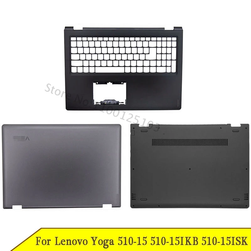 

Новинка для Lenovo Yoga 510-15 510-15ISK 510-15IKB задняя крышка для ноутбука ЖК-дисплей подставка для рук Нижняя крышка A C D черная