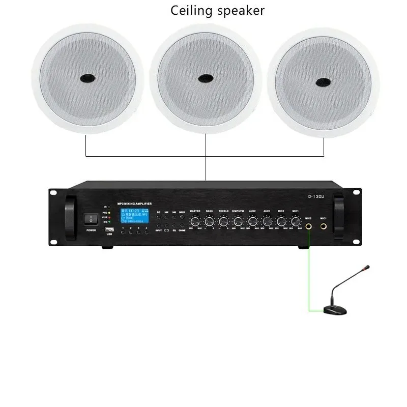 Усилитель мощности Bluetooth 260 Вт, выход 70В100В, 4-16 Ом (art.: 3920db3ae555f) - 3920db3ae555f