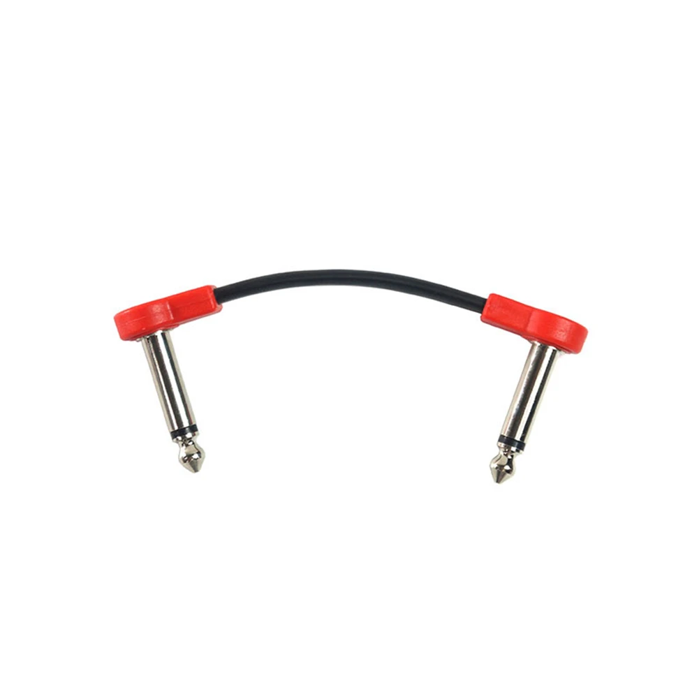 

Pedal Cable Guita Pedal Cable 6.35mm Guitar Effect Wire Guita Pedal Cable Guitar Effects Plastic + Metal Red 15cm