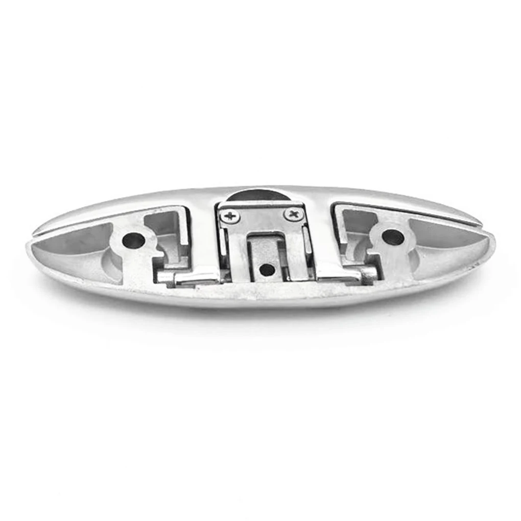 

Stainless Steel Boat Deck Foldable Cleat 5-inch Pre-drilled Cleats