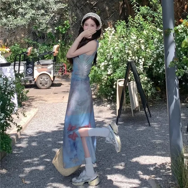 Летние платья женские Hotsweet повседневное праздничное пляжное платье для девочек