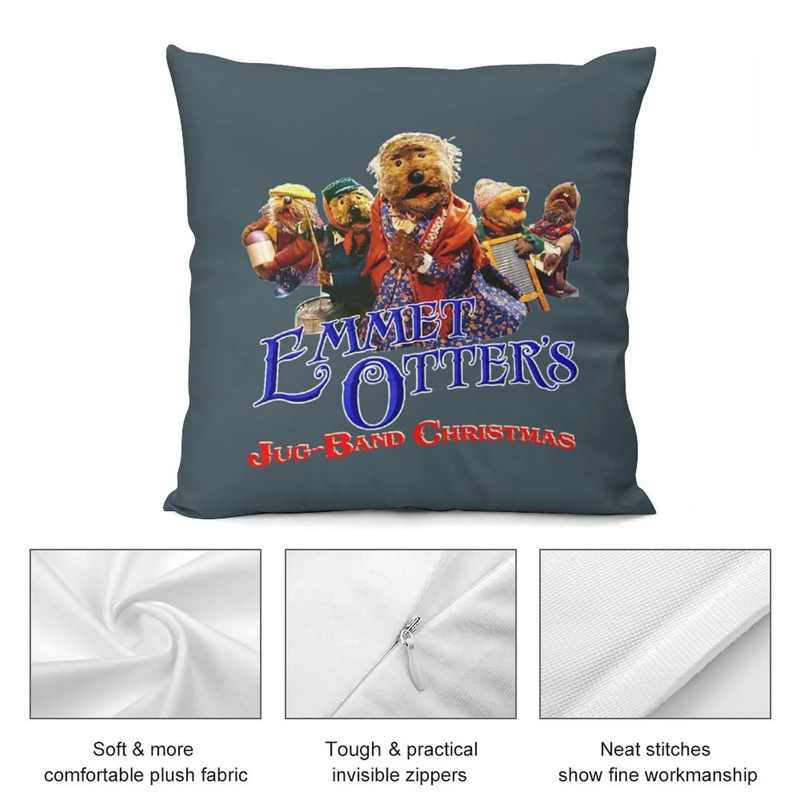 Emmet выдры кувшин Рождественская подушка подушки домашний декор прямоугольная