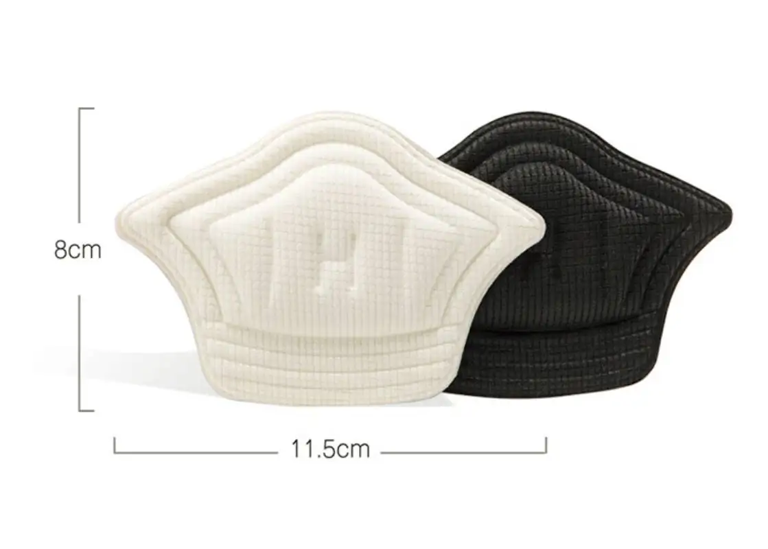 12Pcs Insoles Patch Heel Pad for Sport Shoes Adjustable Size Antiwear Feet Pad Cushion Insert Insole Heel Protector Back Sticker