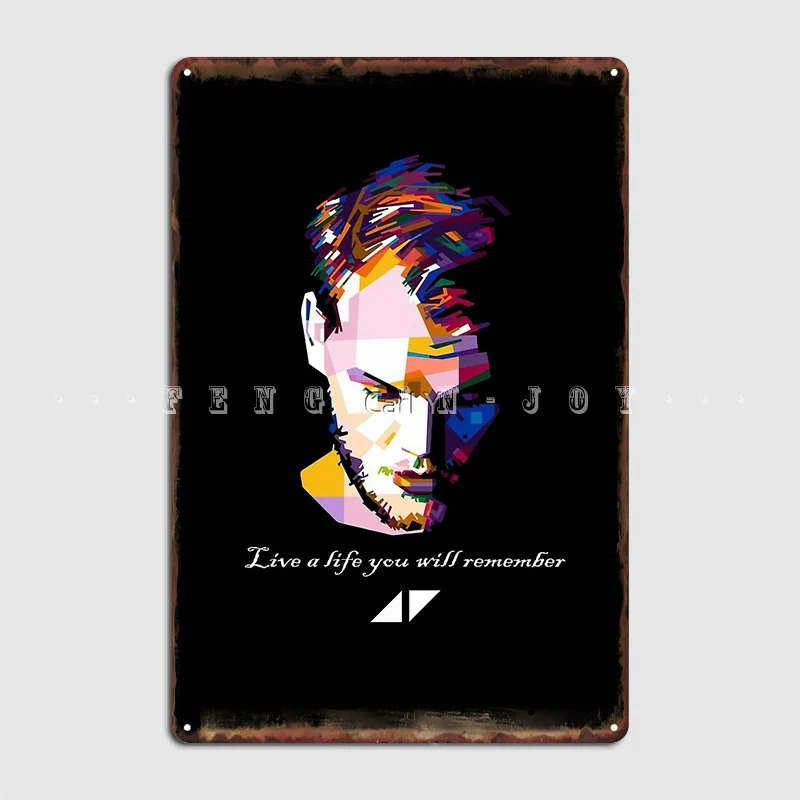 

Amazing Avicii Design For Music Lovers Metal Plaque Poster Club Bar Plaques Wall Mural Create Tin Sign Poster
