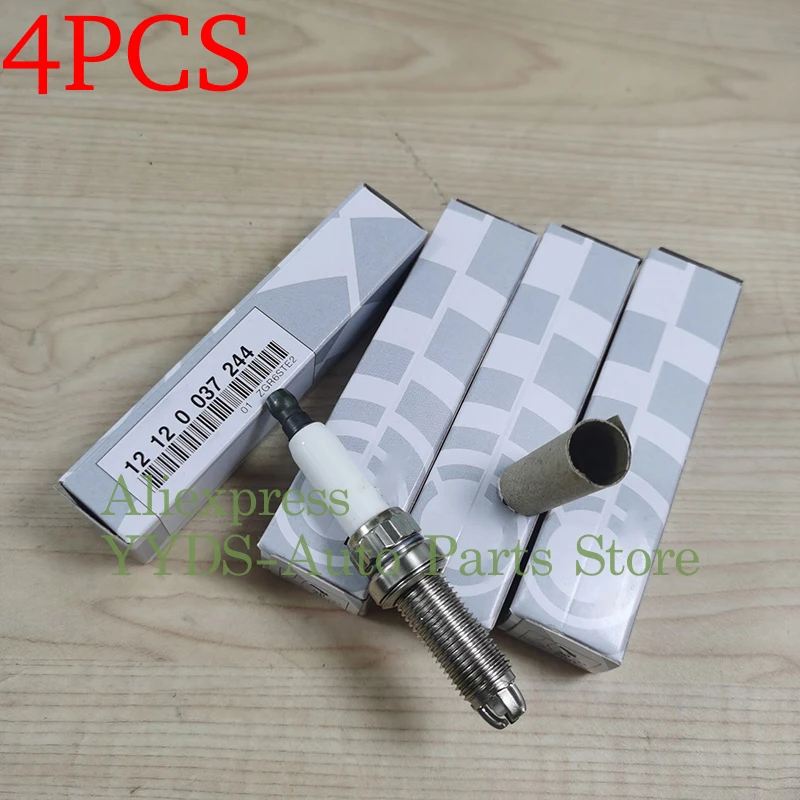 Иридиевая Свеча зажигания для BMW E90 E91 E92 F10 F13 135i 435i 535i 640i X1 X3 X5 12120037244 4 шт.